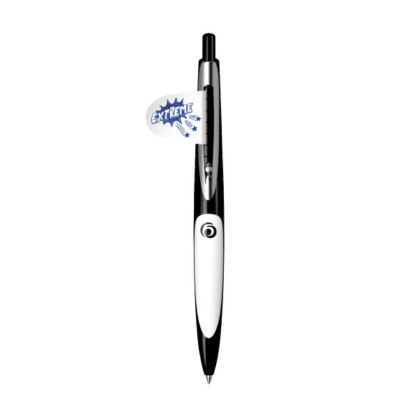 Kuličkové pero my.pen černé/bílé