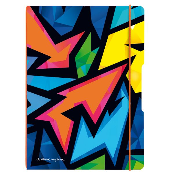 Sešit flex A4/40l + 40č, Neon Art