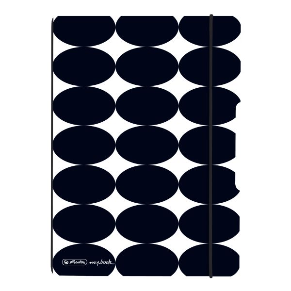 Notebook flex A5, 40 listů, tečkovaný Just Black, my.book