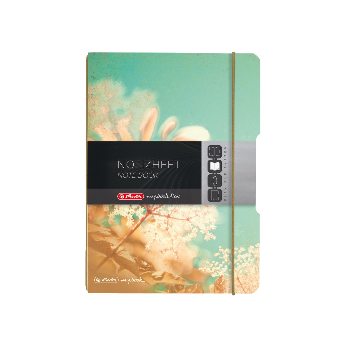 Herlitz Notizheft My.book Flex, A5, PP-Cover, Schwarz
