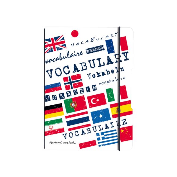 Notizheft flex PP A5,40 Blatt, Lineatur 53 Vokabeln, my.book