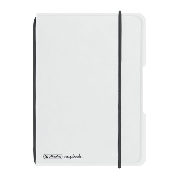 Notizheft flex PP A6,40 Blatt, kariert transparent, my.book
