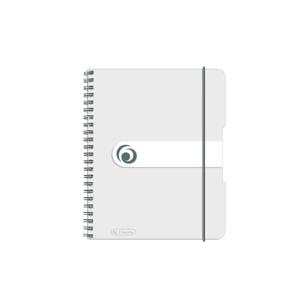 Spiralnotizblock A6 to go Motiv transparent 100 Blatt, kariert