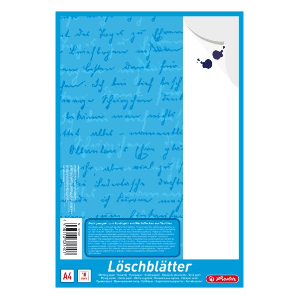 Löschblattblock A4 10 Blatt weiß