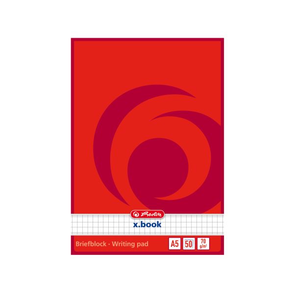 Briefblock A5 50 Blatt kariert