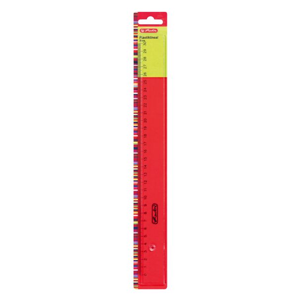 Lineal 30cm Kunststoff transparent