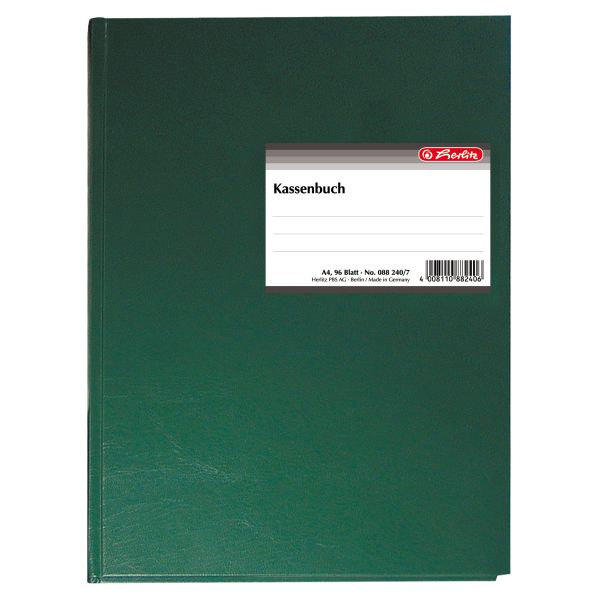 Kassenbuch A4 96 Blatt gebunden