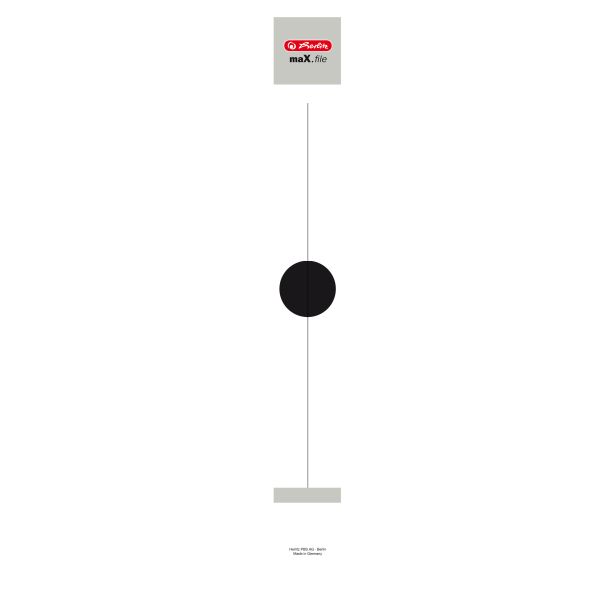 Ordnerrückenschild maX.file selbst- klebend Hänge 5cm weiß 10er