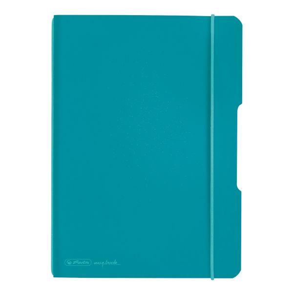 Notizheft flex PP A5,40 Blatt, kariert caribbean turquoise, my.book