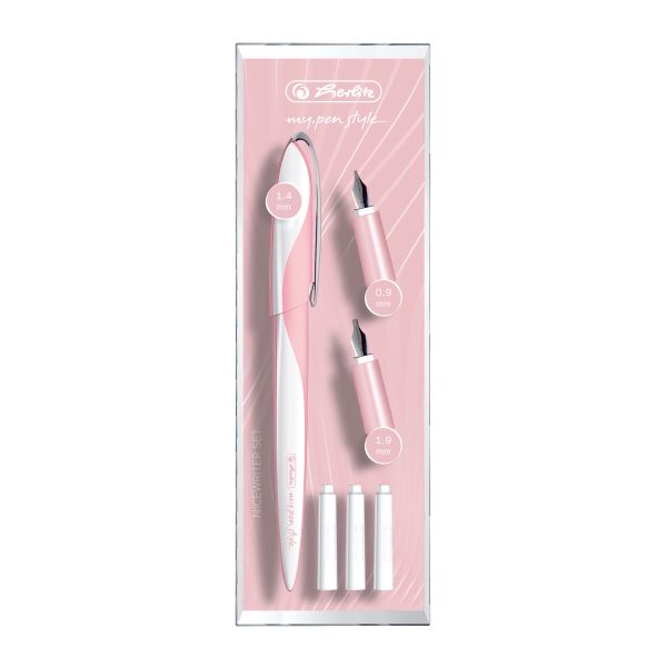Herlitz my.pen Nicewriter, Kalligraphie Set, Rose