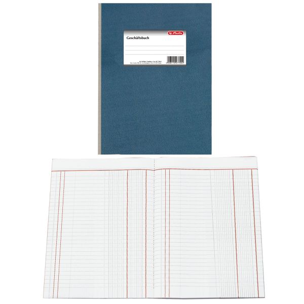Geschäftsbuch A4 liniert 96 Blatt 2 Spalten