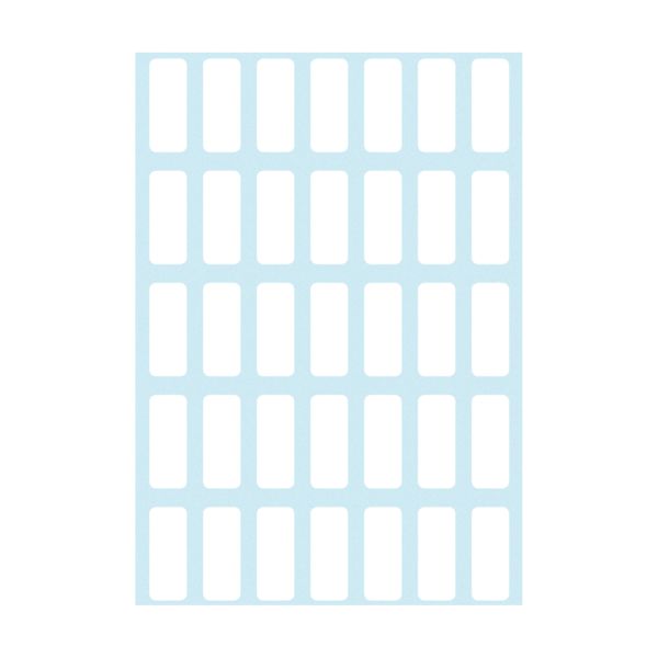 Büroetiketten, weiß, 8x20mm selbstklebend 210 Stück