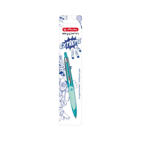 Kugelschreiber my.pen dgrün/hgrün