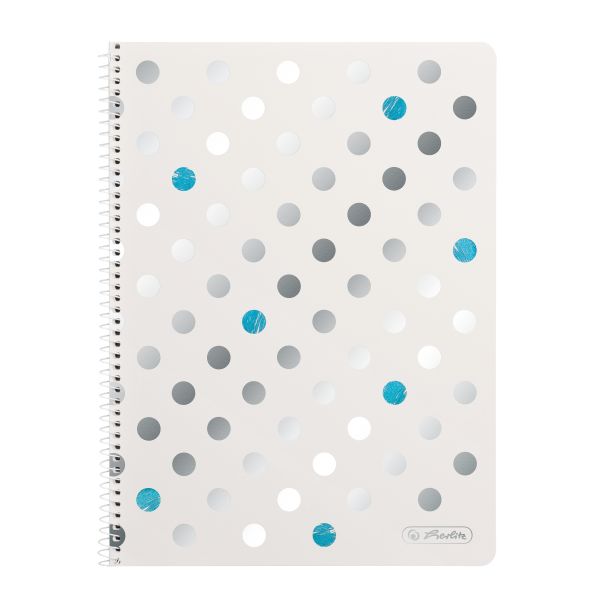 Spiralblock A4 80 Blatt Sonderlineatur kariert FSC Mix , Frozen Glam