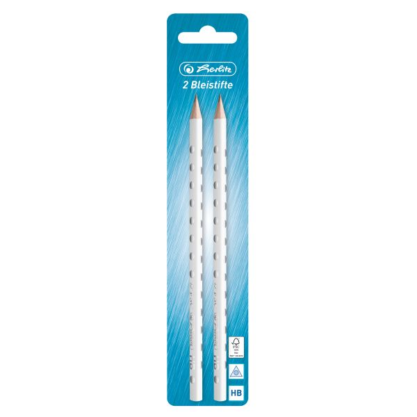 Bleistift dreikant Frozen Glam 2 Stück auf Blisterkarte