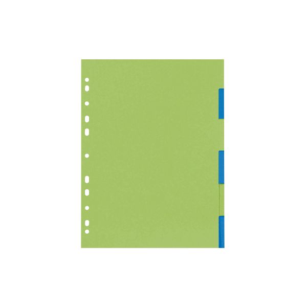 Kartonregister A4 6-tlg.2-farb.GREENline