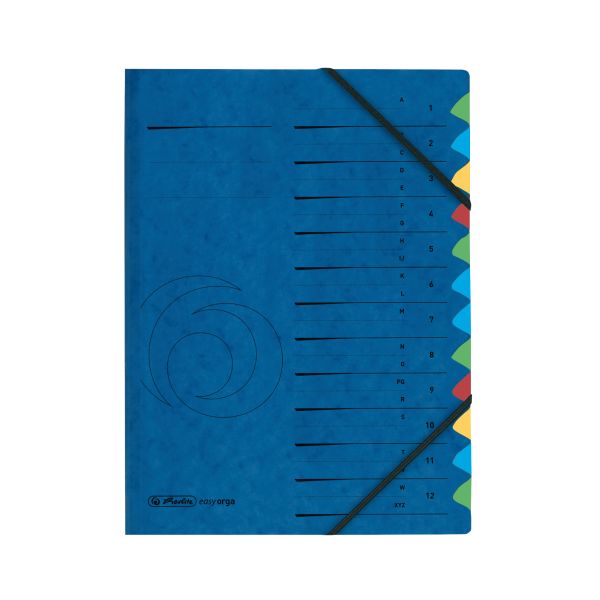 Ordnungsmappe 1-12/A-Z Quality blau