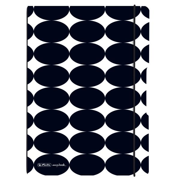 Notizheft flex A4, 40 Blatt, punktiert Just Black, my.book