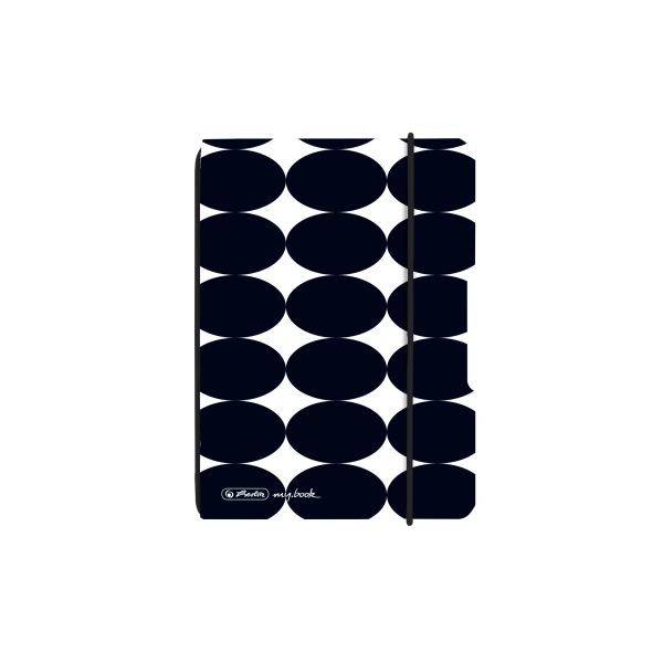 Notizheft flex A6, 40 Blatt, punktiert Just Black, my.book