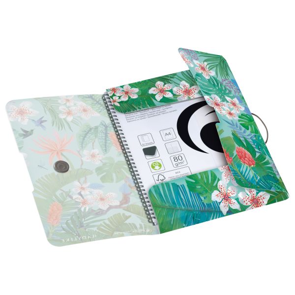 Gummizugmappe PP A4 Ladylike Jungle
