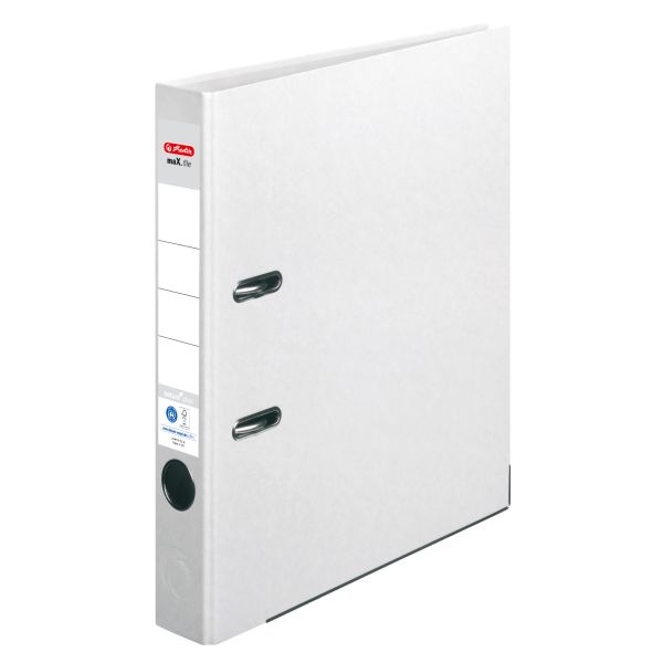 Ordner maX.file nature plus A4 5cm weiß
