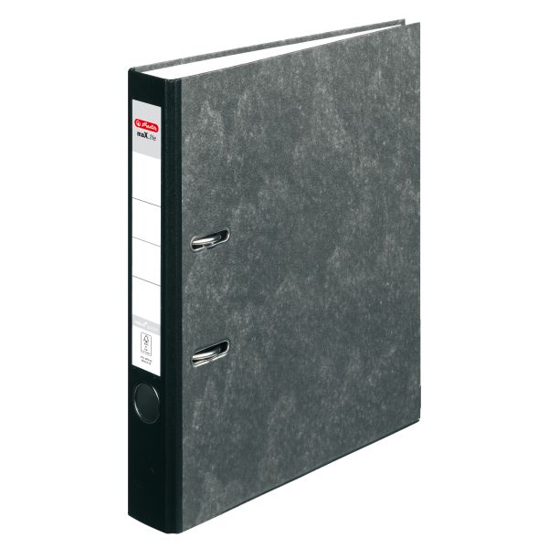 Ordner maX.file nature pocket A4 5cm schwarz