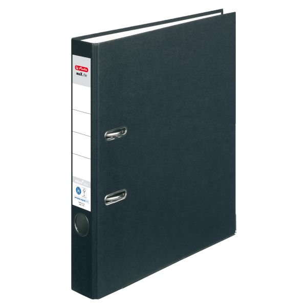 Ordner maX.file nature plus A4 5cm schwarz