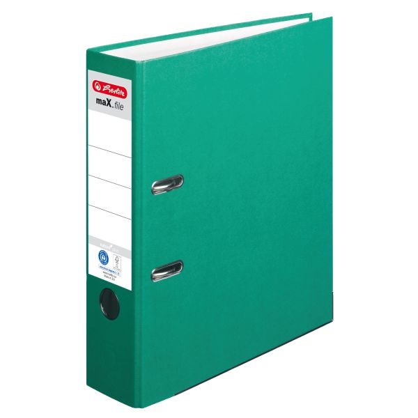 Ordner maX.file nature plus A4 8cm grün
