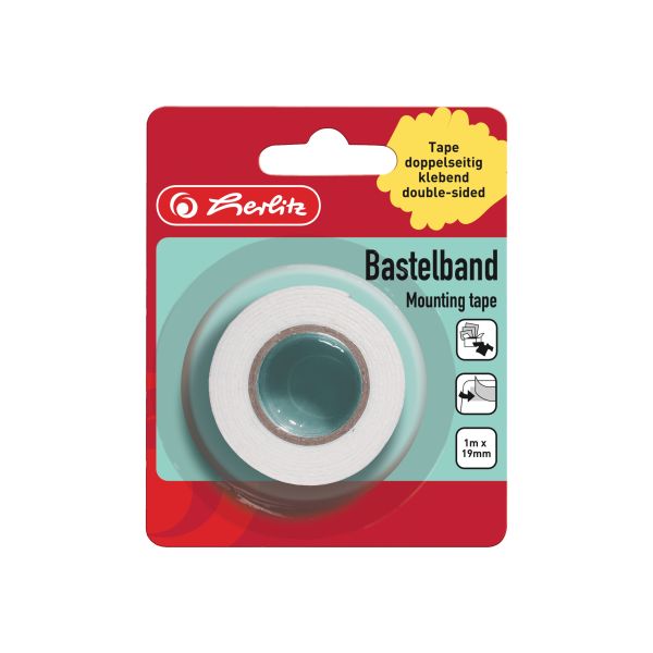 Bastelband 1m x 19mm weiß
