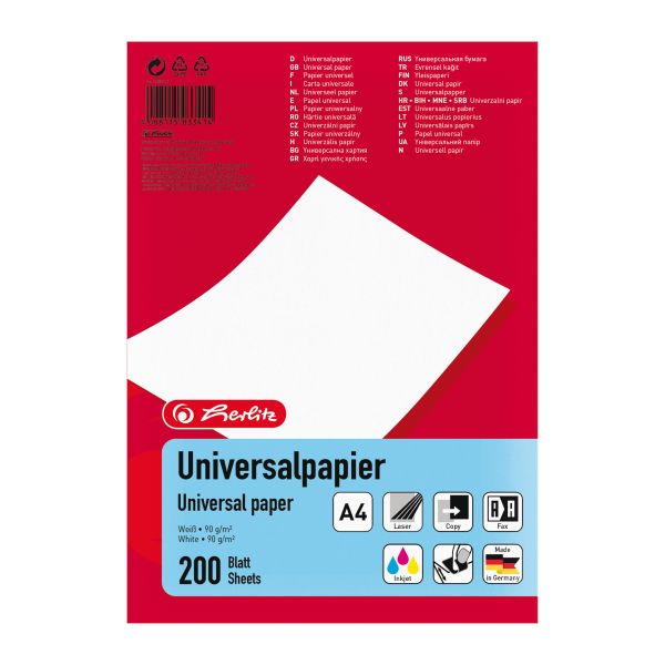 Universalpapier A4 90g weiß 200 Blatt