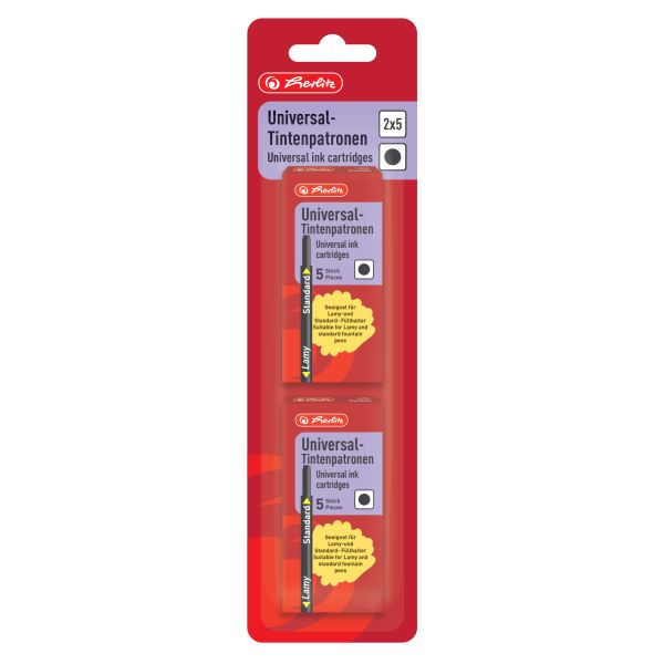 Universal-Tintenpatronen schwarz 2 x 5 Stück