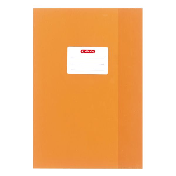 Κάλυμμα τετραδίων & βιβλίων Α4 σαγρέ PP πορτοκαλί
