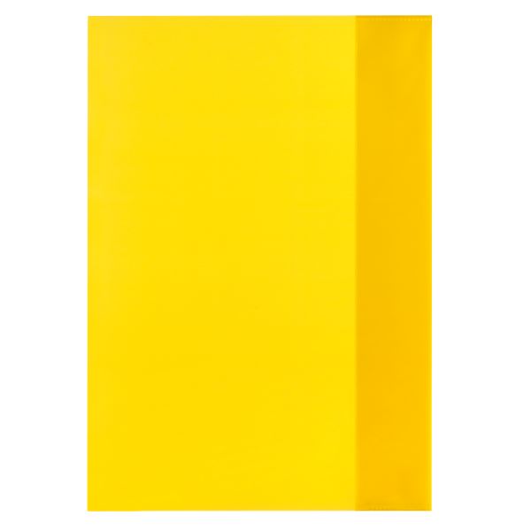 Κάλυμμα τετραδίων & βιβλίων Α4 διάφανο PP κίτρινο