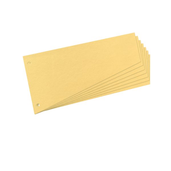 Διαχωριστικά χάρτινα κίτρινα 100 τμχ