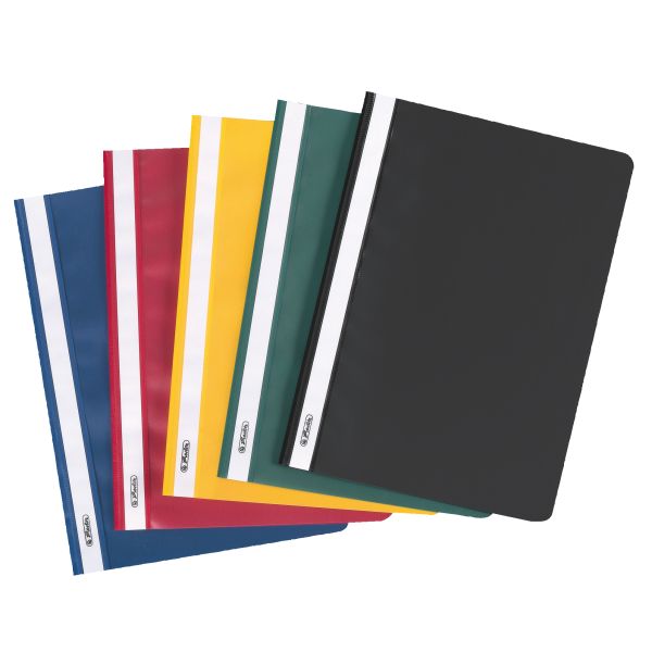 flat file A4 PP assorted colours