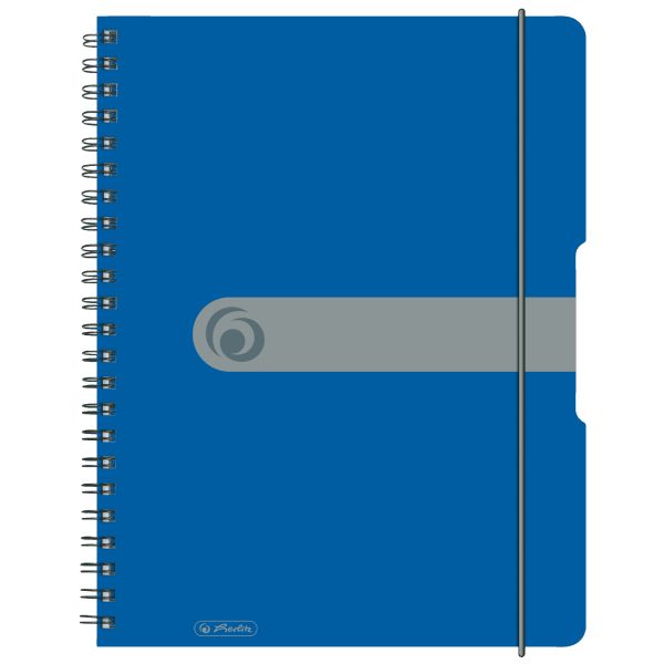 spiral pad A4 to go 80 sheets spezial ruling blue