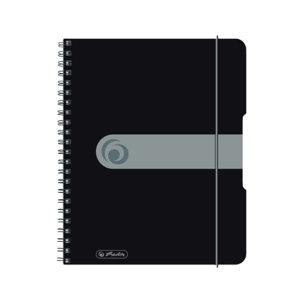 spiral pad A5 to go 80 sheets spezial ruling black