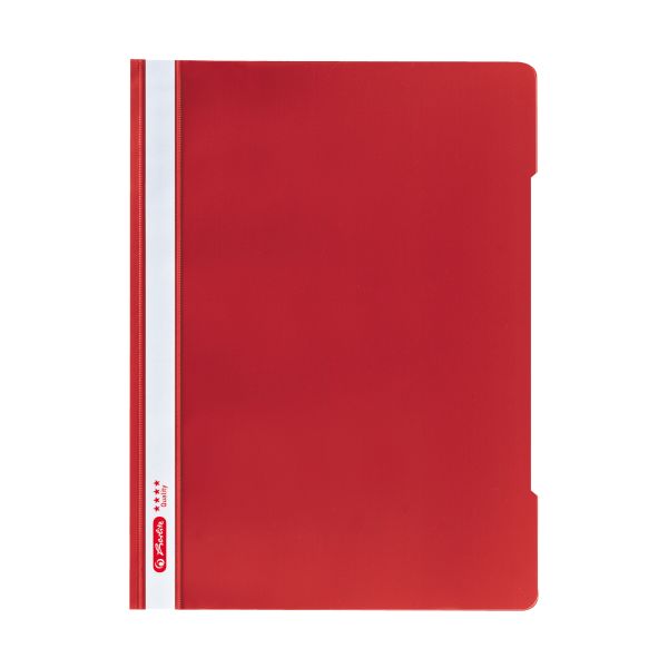 flat file A4 PP 'Quality' red