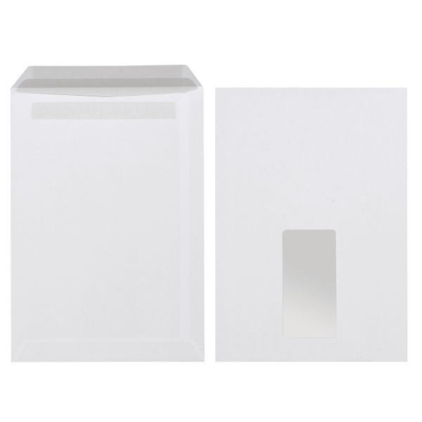 mailing bag C5 90g self-adhesive with window white 500 pieces