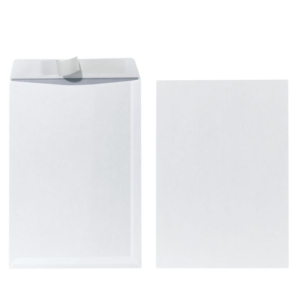 mailing bag C4 90g peel and seal white 250 pieces