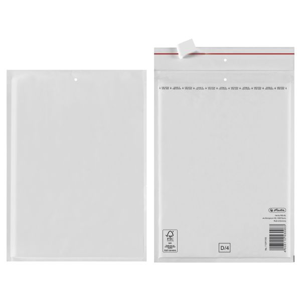 air bubble bag D 20x27 cm peel and seal white FSC Mix
