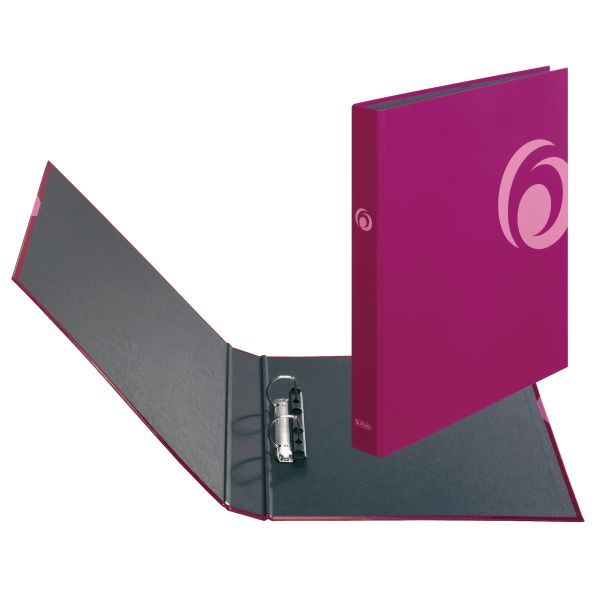 2-ring binder maX.file Fresh Colour A4 berry