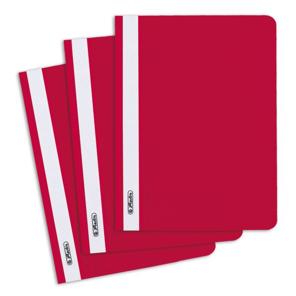 flat file A5 PP red