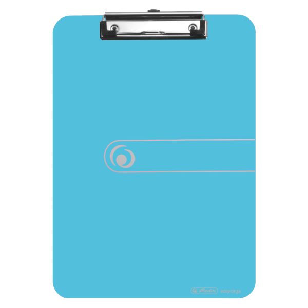 clipboard polystyrene A4 transparent blue