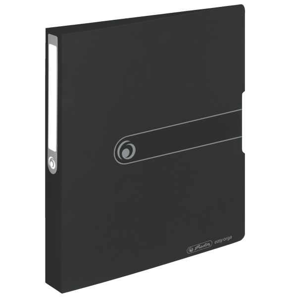 2-ring binder PP A4 25mm opaque black