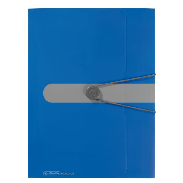 wallet folder PP A4 opaque blue