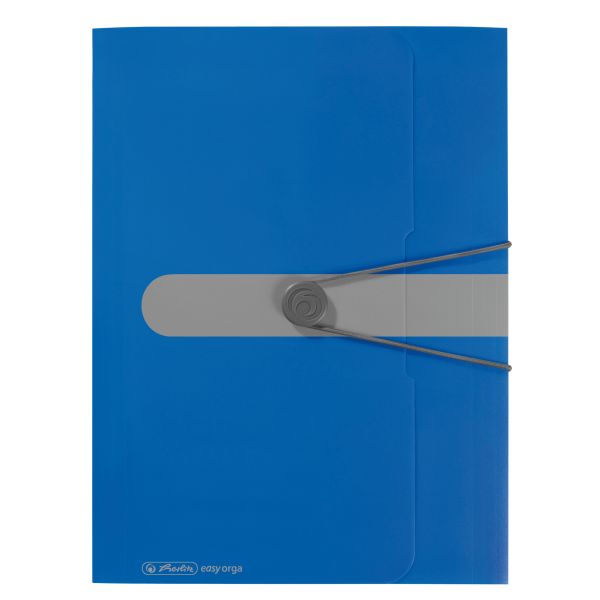 wallet folder PP A4 opaque blue