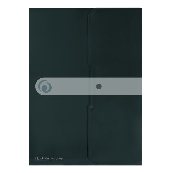 Leitz 10080001 Quality Folder Paper A4 with Slits Narrow Black 