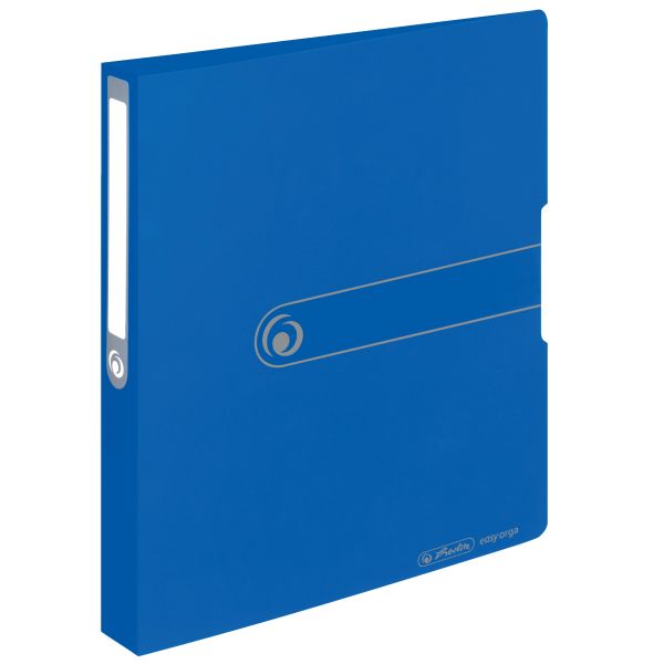 2-ring binder PP A4 25mm opaque blue