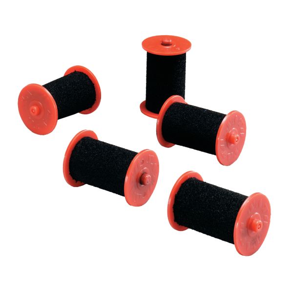 replacement ink roll for pricing gun 1 line black 5 pieces